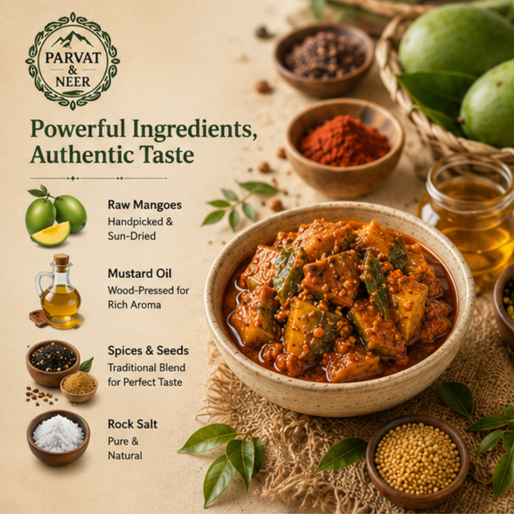 Mango Pickle - Serving