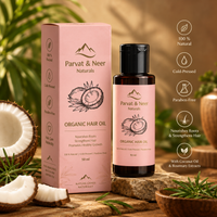 Parvat & Neer Organic Hair Oil – 100% Natural, Cold-Pressed & Paraben-Free